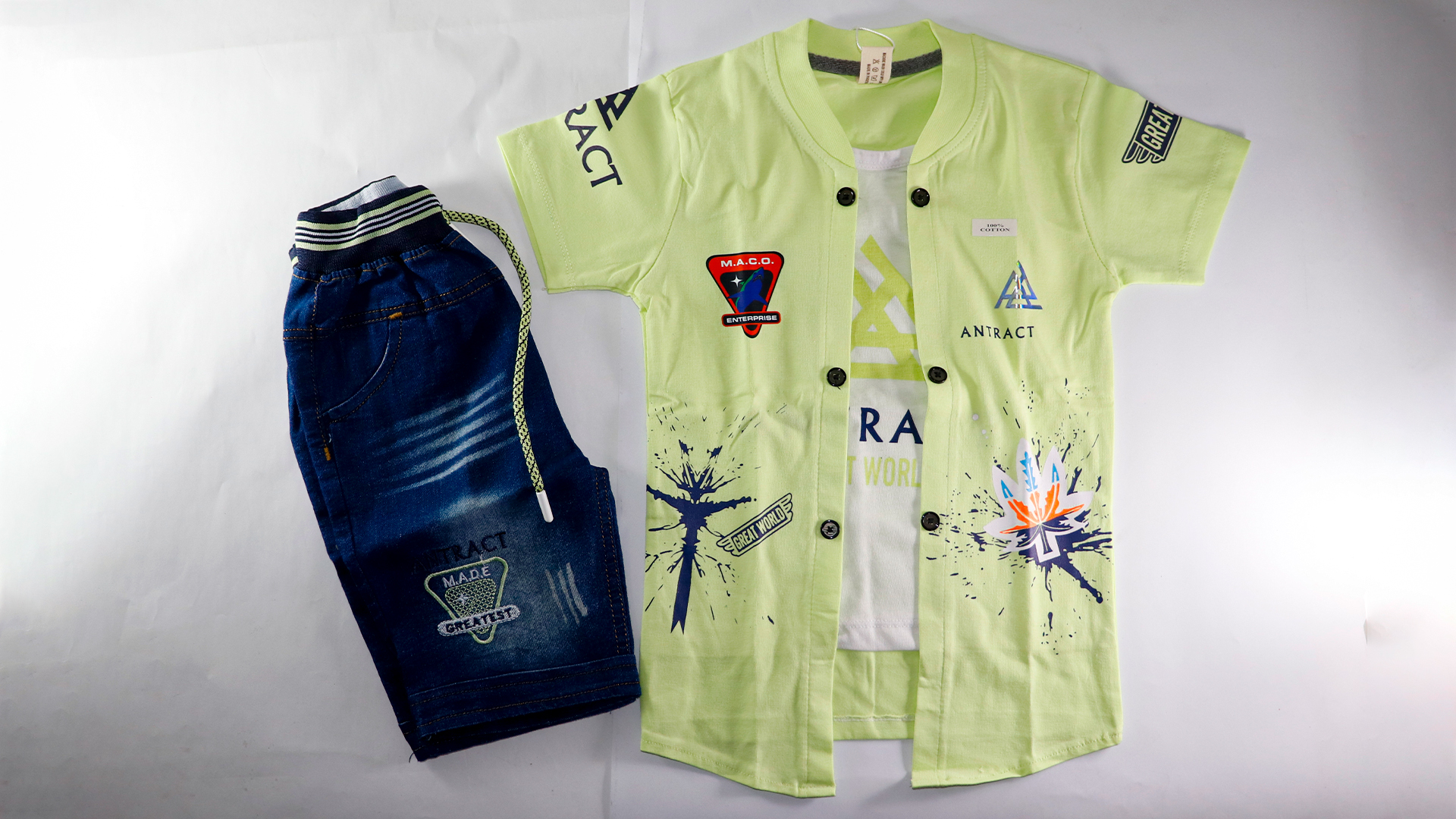 Double Shirt & Jeans Nicker